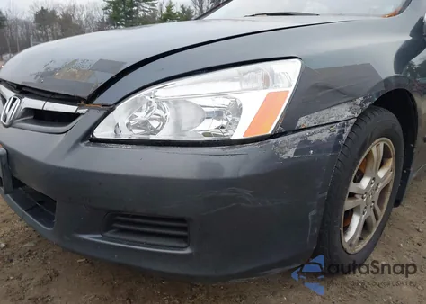 2006 Honda Accord Sdn 2.4 Ex/Ex из США, поврежденный, VIN 1HGCM567X6A010137